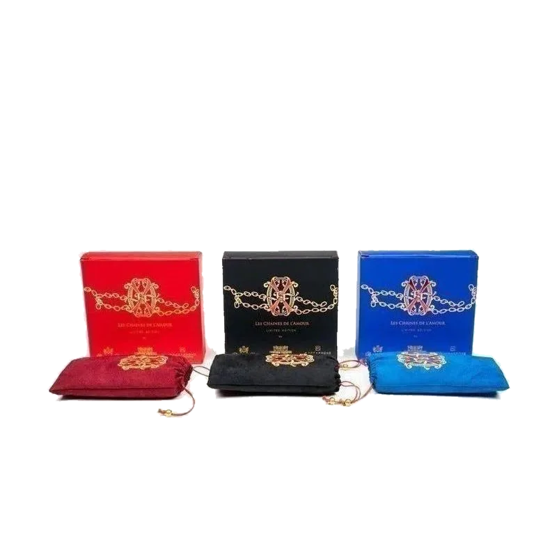 Brizard Les Chaines De L'amour Blue Ostrich Cigar Case