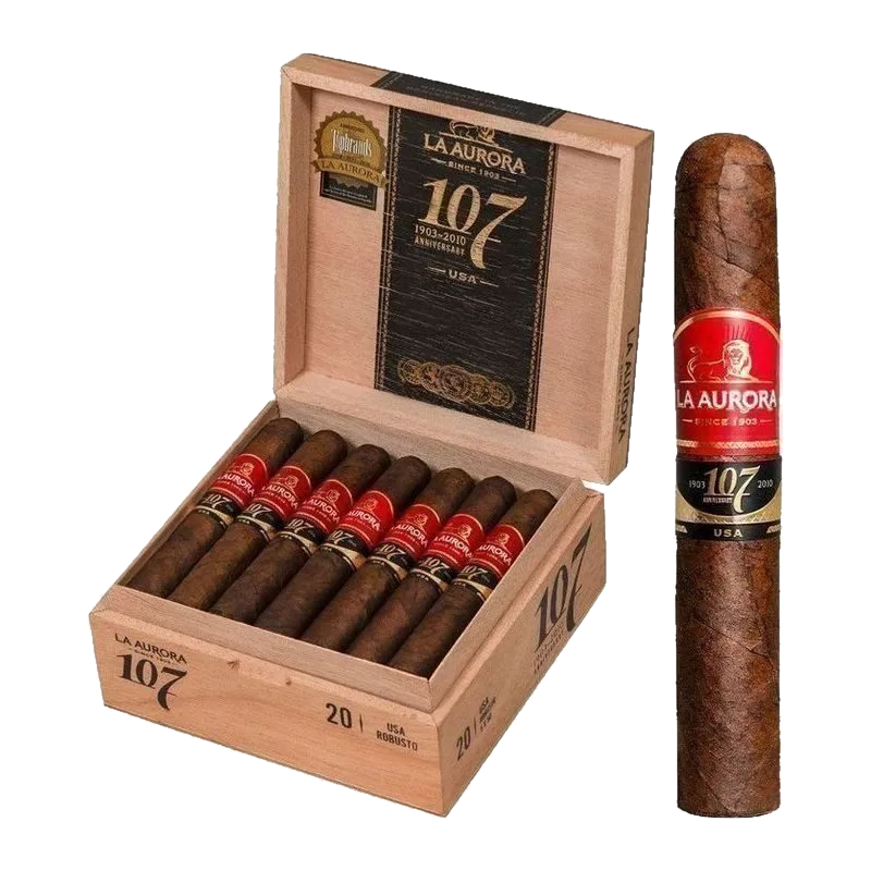 La Aurora 107 USA Robusto Maduro