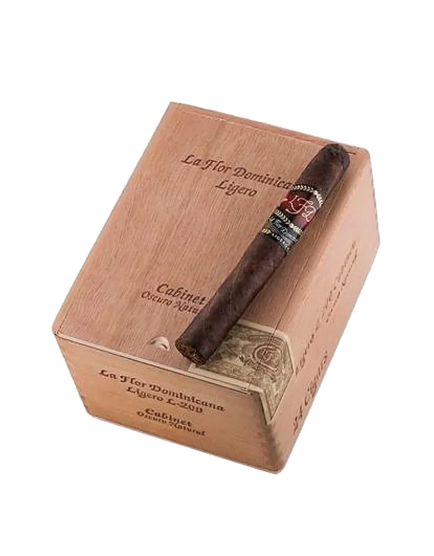 La Flor Dominicana Ligero Cabinet Oscuro Natural L-200