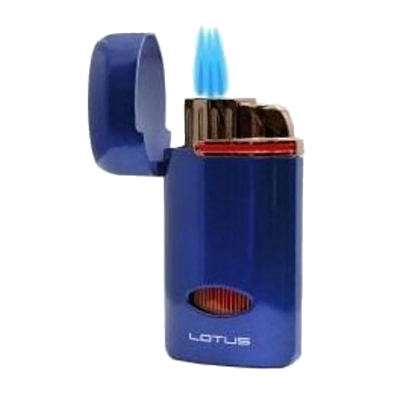 Lotus Matrix Lighter & Punch Blue