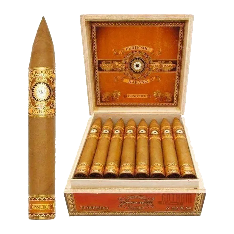 Perdomo Habano Bourbon Barrel-Aged Connecticut Torpedo