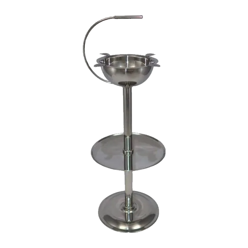Quality Import Stinky Floor Ashtray Stainless Steel