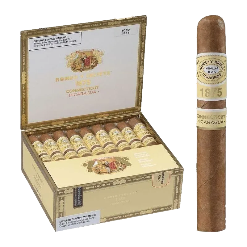 Romeo y Julieta 1875 Connecticut Nicaragua Toro