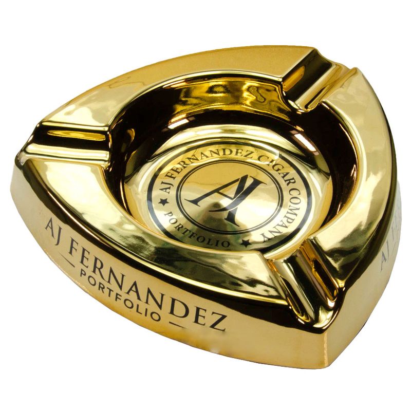 A.J. Fernandez AJ Fernandez Gold Ceramic Ashtray