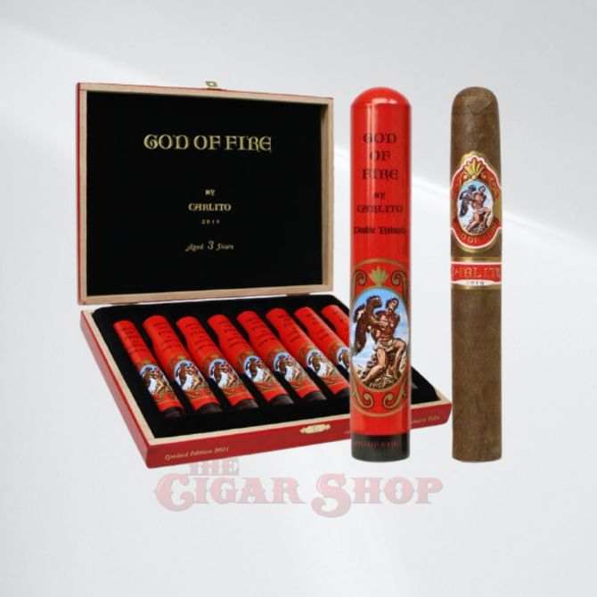God of Fire Don Carlos Edicion Aniversario Doble Robusto