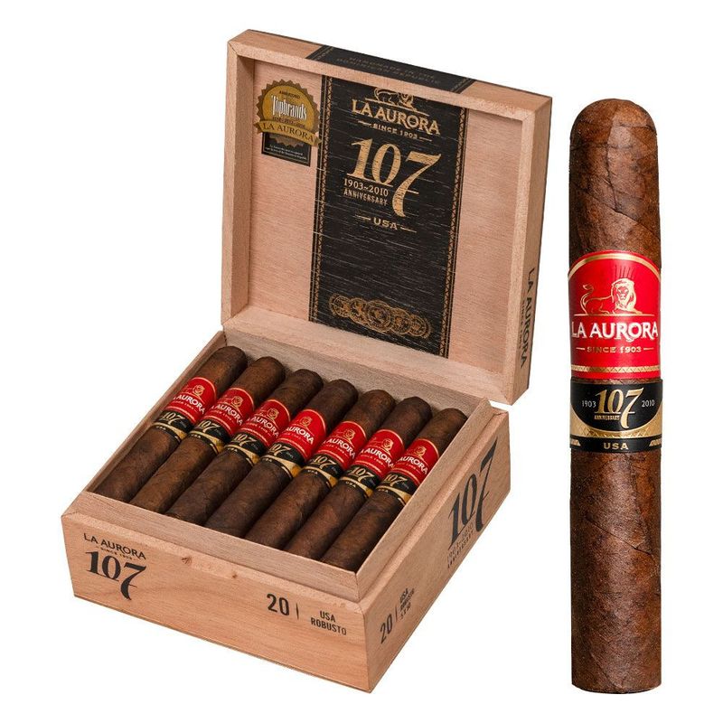 La Aurora 107 USA Robusto Maduro