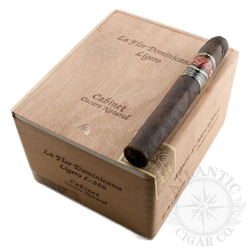 La Flor Dominicana Ligero Cabinet Oscuro Natural L-300