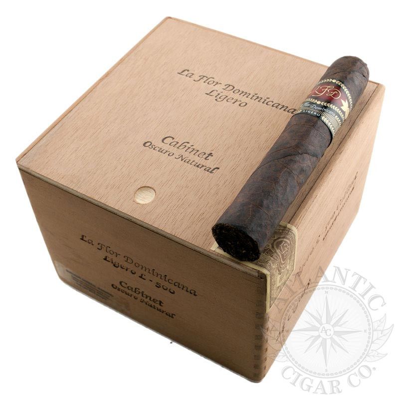 La Flor Dominicana Ligero Cabinet Oscuro Natural L-500